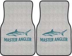 Master Angler Reef Shark Silhouette Car Mats