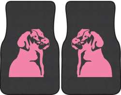 Faithful Lab Silhouette Car Mats