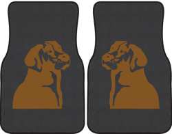 Faithful Lab Silhouette Car Mats