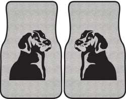 Faithful Lab Silhouette Car Mats