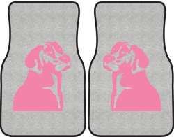 Faithful Lab Silhouette Car Mats