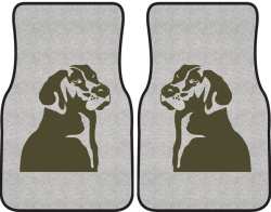 Faithful Lab Silhouette Car Mats