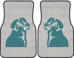 Faithful Lab Silhouette Car Mats