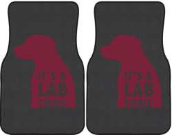 It's a Lab Thing Silhouette Car Mats