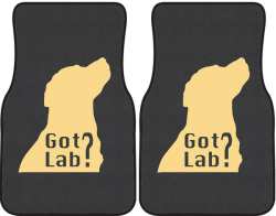 Got Lab? Silhouette Car Mats