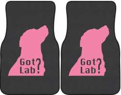 Got Lab? Silhouette Car Mats