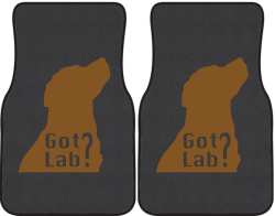 Got Lab? Silhouette Car Mats