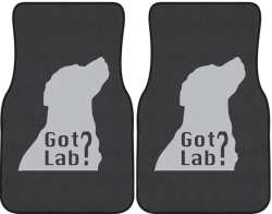 Got Lab? Silhouette Car Mats