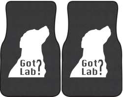Got Lab? Silhouette Car Mats