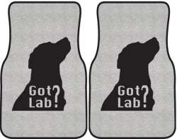 Got Lab? Silhouette Car Mats