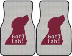 Got Lab? Silhouette Car Mats