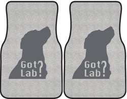 Got Lab? Silhouette Car Mats