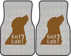 Got Lab? Silhouette Car Mats