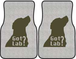 Got Lab? Silhouette Car Mats