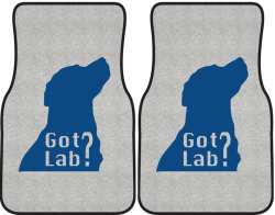 Got Lab? Silhouette Car Mats