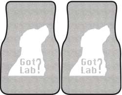 Got Lab? Silhouette Car Mats