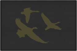 Canadians Eh? Geese Silhouette Door Mats