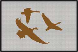 Canadians Eh? Geese Silhouette Door Mats