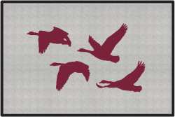 Honker Heaven Geese Silhouette Door Mats