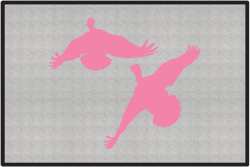 Jukin' Five Ducks Silhouette Door Mats