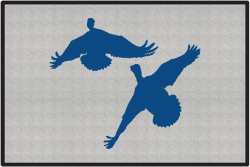 Jukin' Five Ducks Silhouette Door Mats