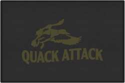 Quack Attack Duck 1 Silhouette Door Mats