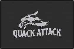 Quack Attack Duck 1 Silhouette Door Mats