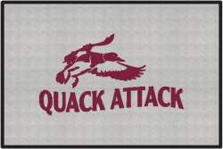Quack Attack Duck 1 Silhouette Door Mats