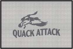 Quack Attack Duck 1 Silhouette Door Mats