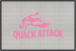 Quack Attack Duck 1 Silhouette Door Mats