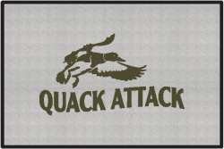 Quack Attack Duck 1 Silhouette Door Mats