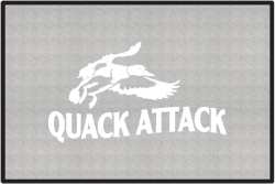 Quack Attack Duck 1 Silhouette Door Mats