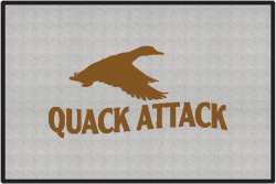 Quack Attack Duck 2 Silhouette Door Mats