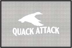 Quack Attack Duck 2 Silhouette Door Mats