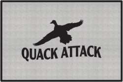 Quack Attack Duck 3 Silhouette Door Mats