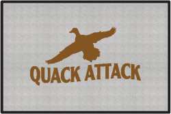 Quack Attack Duck 3 Silhouette Door Mats