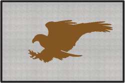 Terrible Talons Eagle Silhouette Door Mats