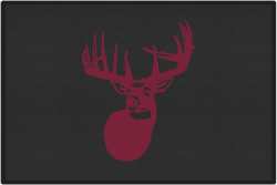 The Legend Whitetail Deer Silhouette Door Mats