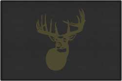 The Legend Whitetail Deer Silhouette Door Mats