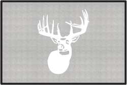 The Legend Whitetail Deer Silhouette Door Mats