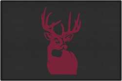 Perfect 10 Whitetail Deer Silhouette Door Mats