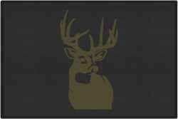 Perfect 10 Whitetail Deer Silhouette Door Mats