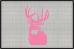 Perfect 10 Whitetail Deer Silhouette Door Mats