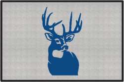 Perfect 10 Whitetail Deer Silhouette Door Mats