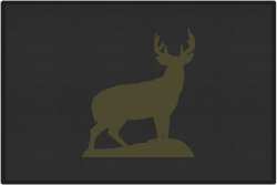 Trophy Buck Silhouette Door Mats