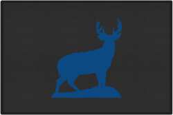 Trophy Buck Silhouette Door Mats