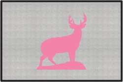 Trophy Buck Silhouette Door Mats