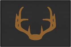 Nice Rack 4 Deer Silhouette Door Mats