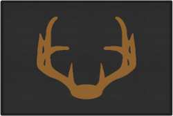 Nice Rack 4 Deer Silhouette Door Mats