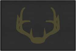 Nice Rack 4 Deer Silhouette Door Mats